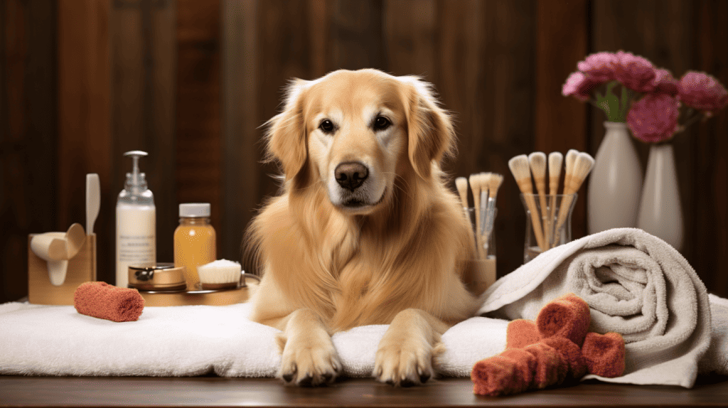 koolkat555 hyper realistic golden retriever dog shampoo dog con eedace55 f1bd 4d99 b044 1ce054988f61