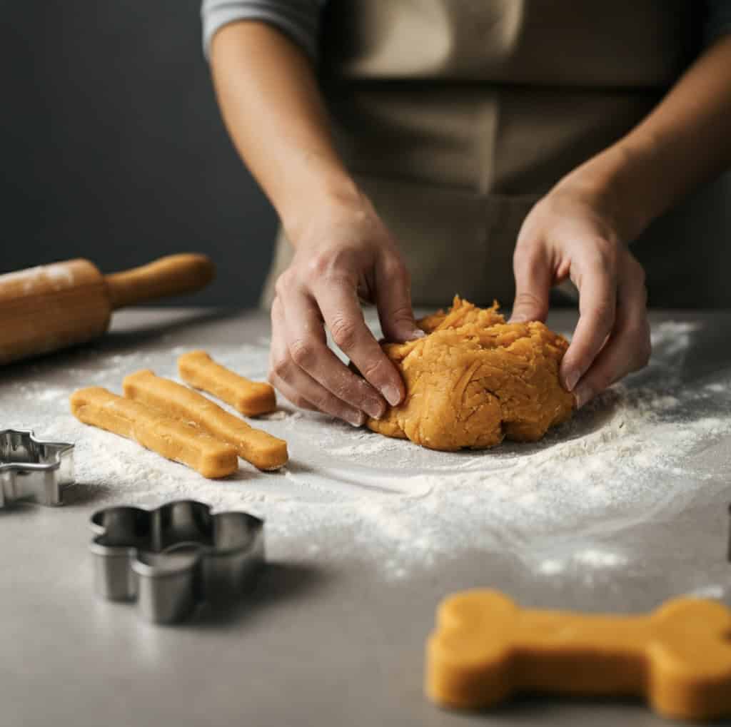 Quick 3-Ingredient Chicken Sweet Potato Treats For Dogs